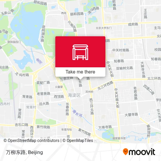 万柳东路 map