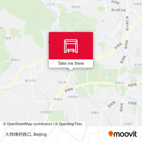 大韩继村路口 map