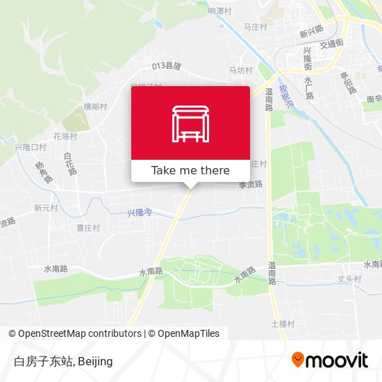 白房子东站 map