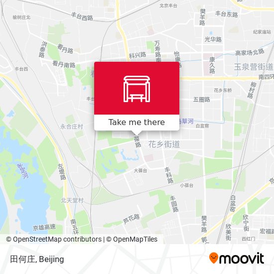 田何庄 map