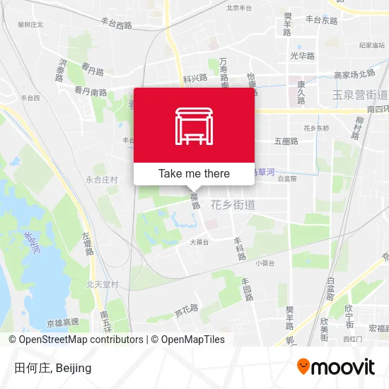 田何庄 map