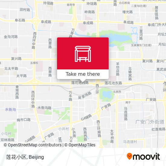 莲花小区 map