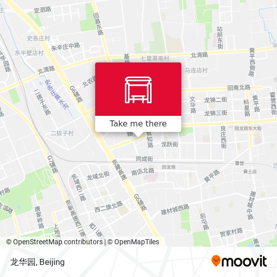 龙华园 map