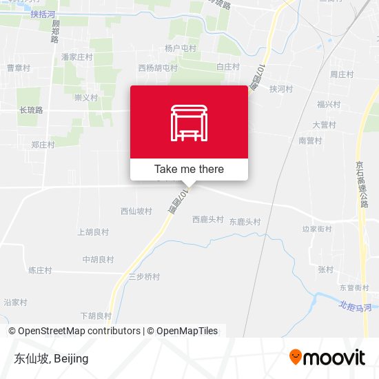 东仙坡 map