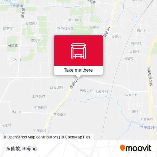 东仙坡 map