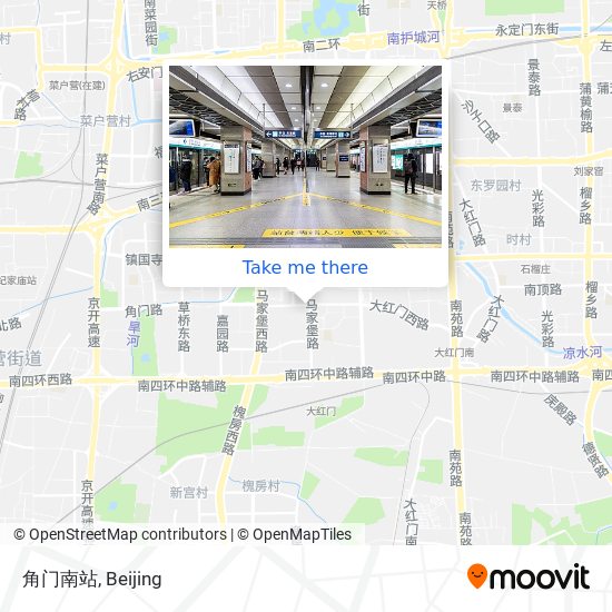 角门南站 map