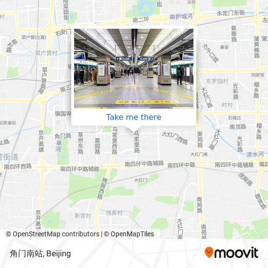角门南站 map