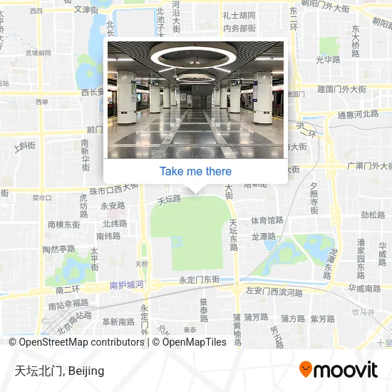 天坛北门 map