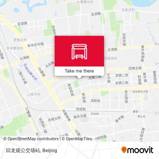 回龙观公交场站 map