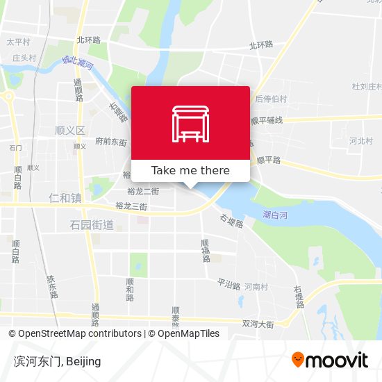 滨河东门 map