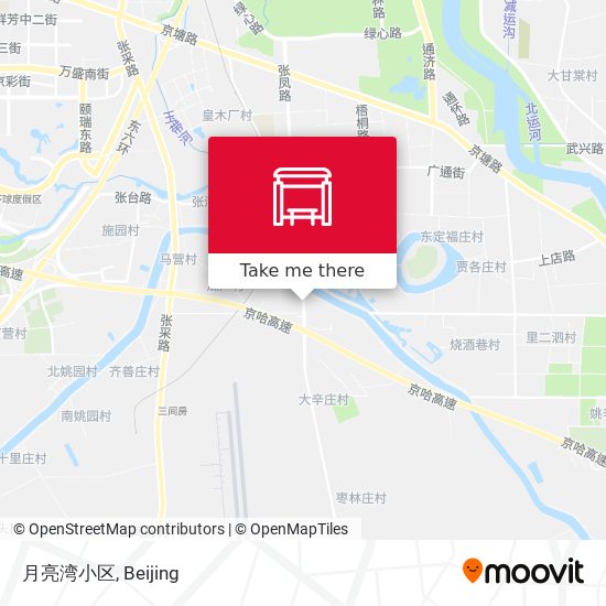 月亮湾小区 map
