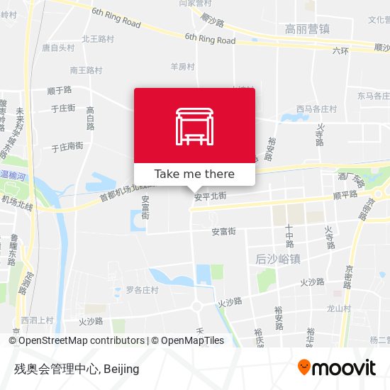残奥会管理中心 map