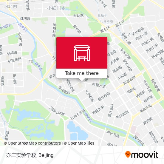 亦庄实验学校 map