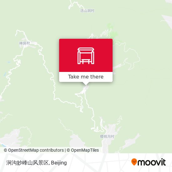 涧沟妙峰山风景区 map