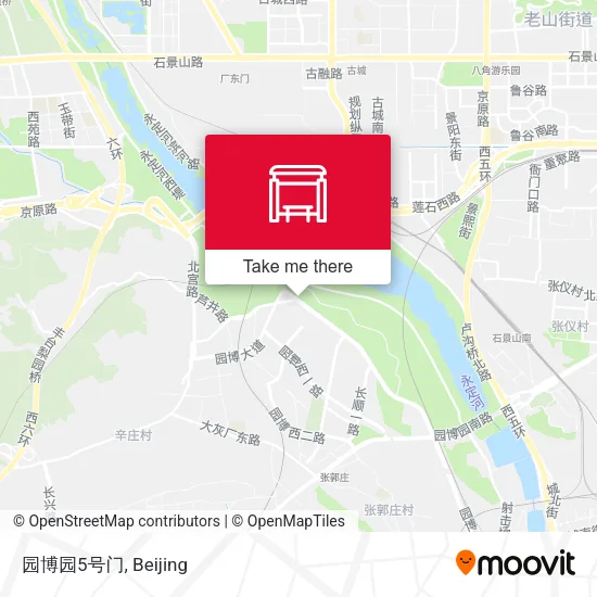 园博园5号门 map