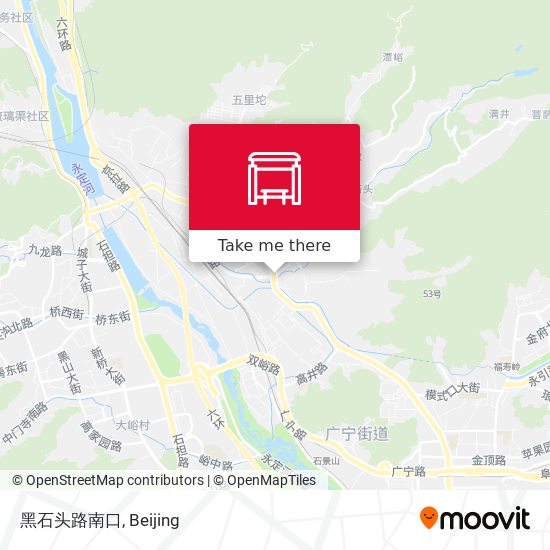 黑石头路南口 map
