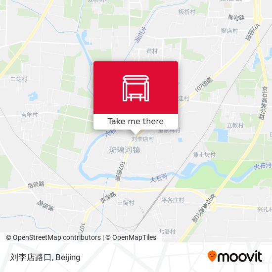 刘李店路口 map