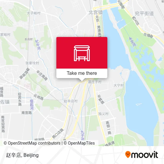 赵辛店 map