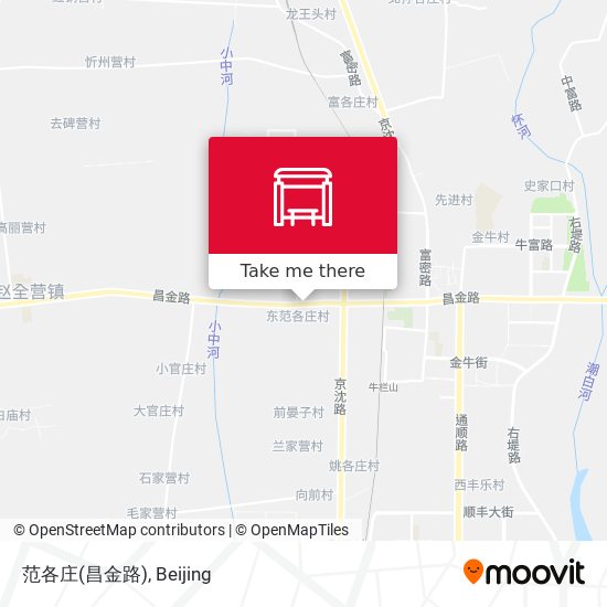 范各庄(昌金路) map