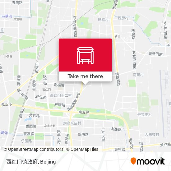 西红门镇政府 map