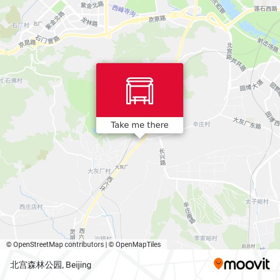 北宫森林公园 map