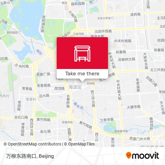 万柳东路南口 map