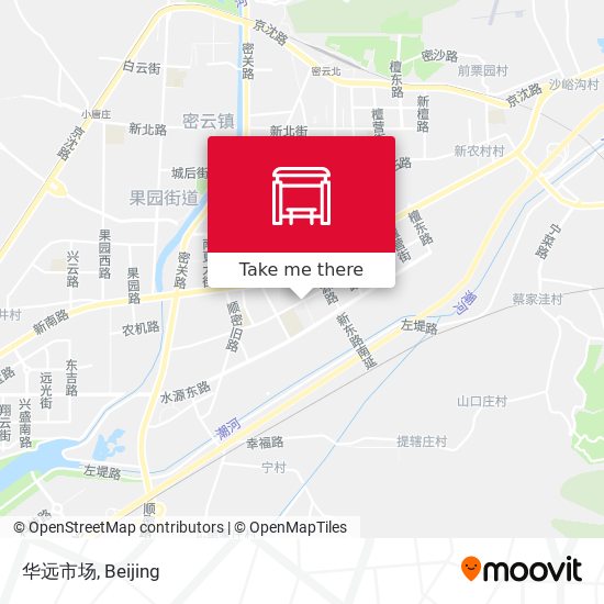 华远市场 map