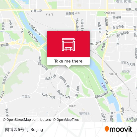 园博园5号门 map