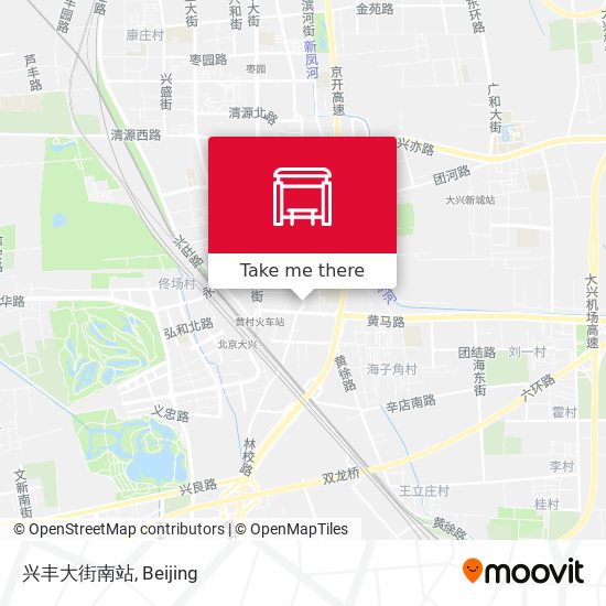 兴丰大街南站 map