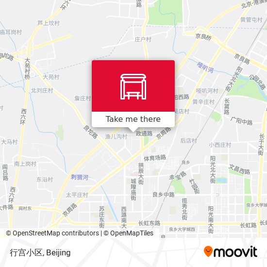 行宫小区 map