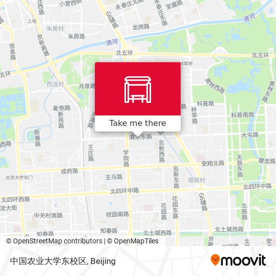 中国农业大学东校区 map