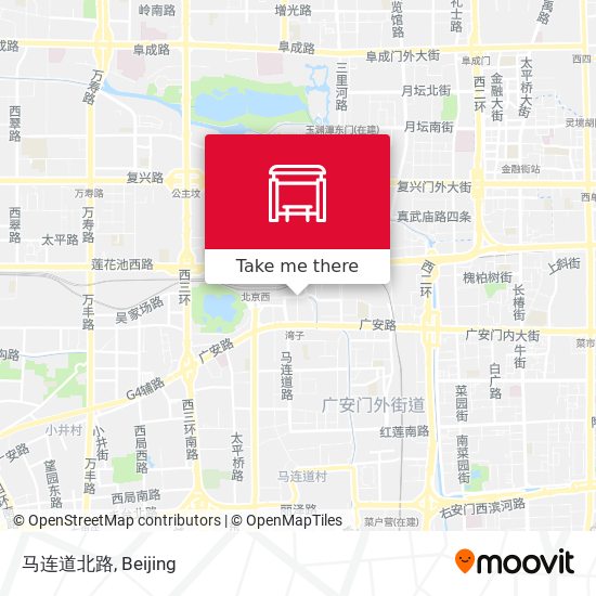 马连道北路 map
