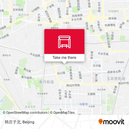 韩庄子北 map