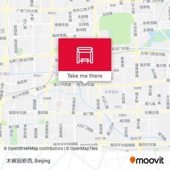 木樨园桥西 map