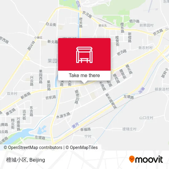 檀城小区 map
