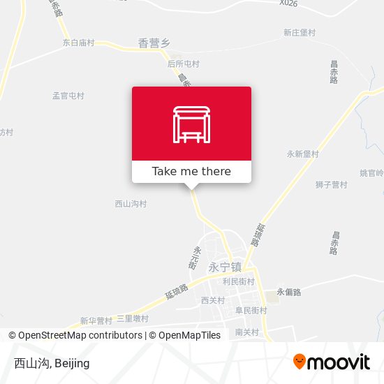 西山沟 map