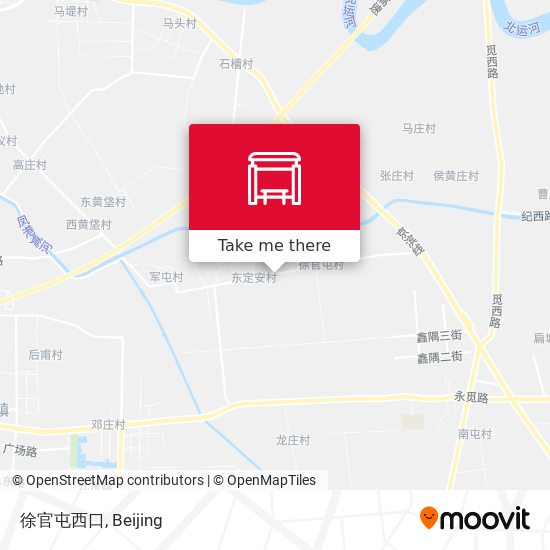 徐官屯西口 map