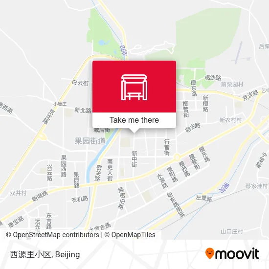 西源里小区 map