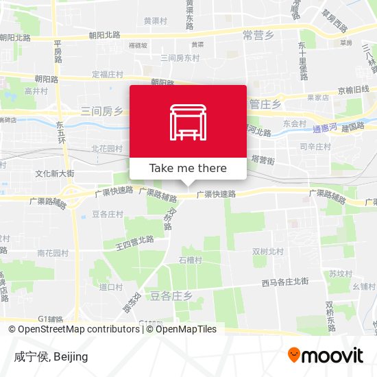 咸宁侯 map
