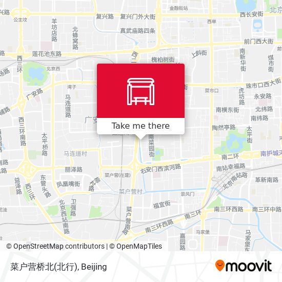 菜户营桥北(北行) map