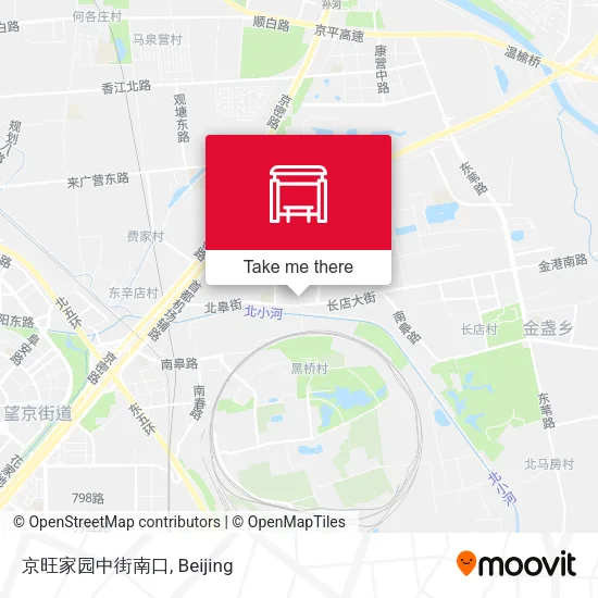 京旺家园中街南口 map
