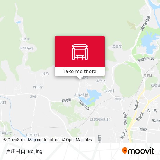 卢庄村口 map