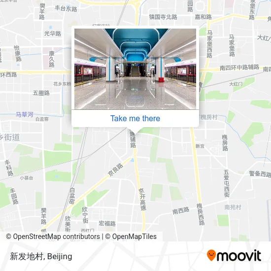 新发地村 map