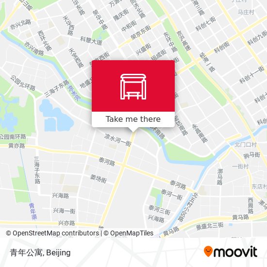 青年公寓 map