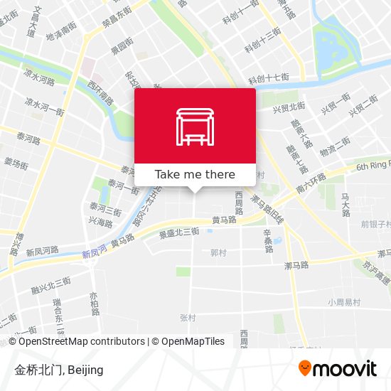 金桥北门 map