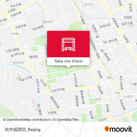 软件园西区 map