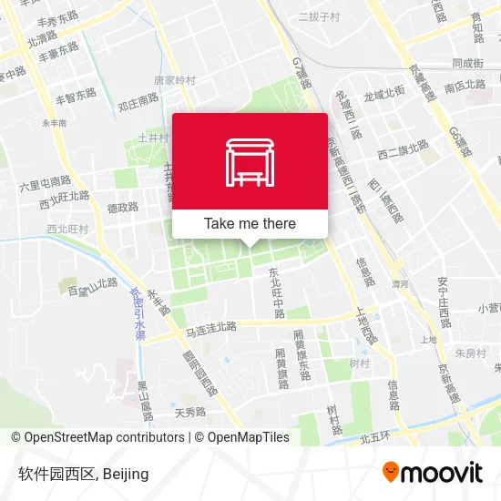 软件园西区 map