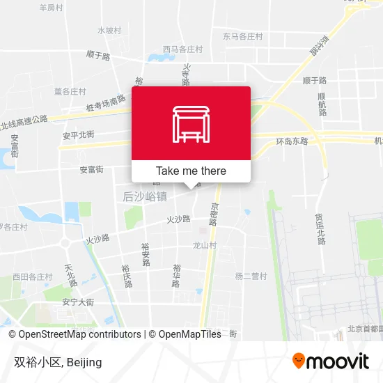 双裕小区 map