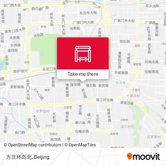 方庄环岛北 map