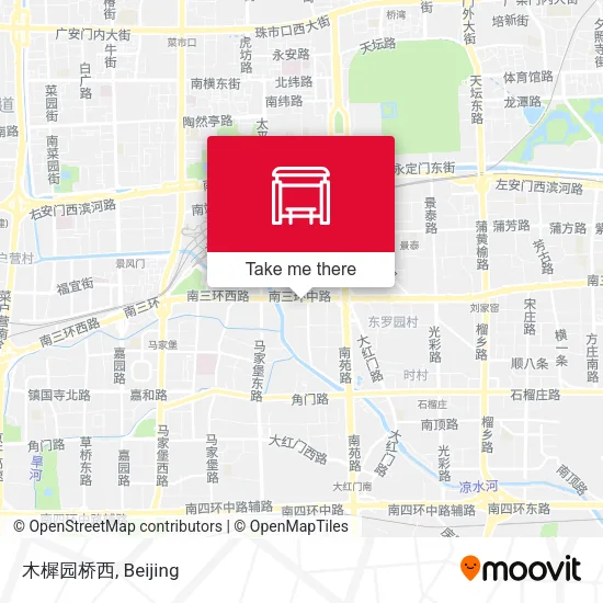 木樨园桥西 map
